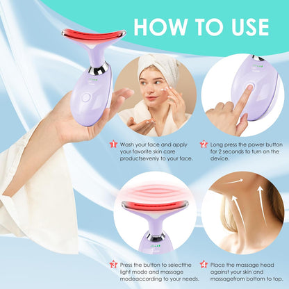 BlueRexo™ Red-Light-Therapy-for-Face and Neck